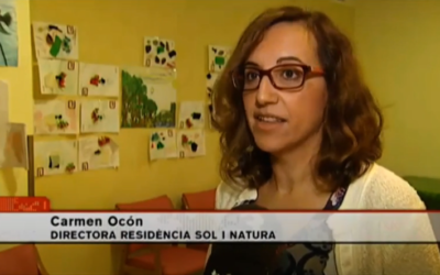 Residencia de ancianos Sol i Natura recibe las cámaras de TV3