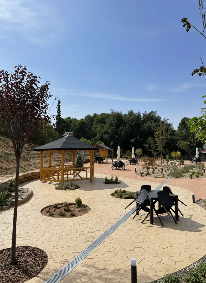 Jardín Terapéutico Residencia de ancianos en Pallejà - Baix Llobregat
